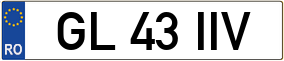 Truck License Plate